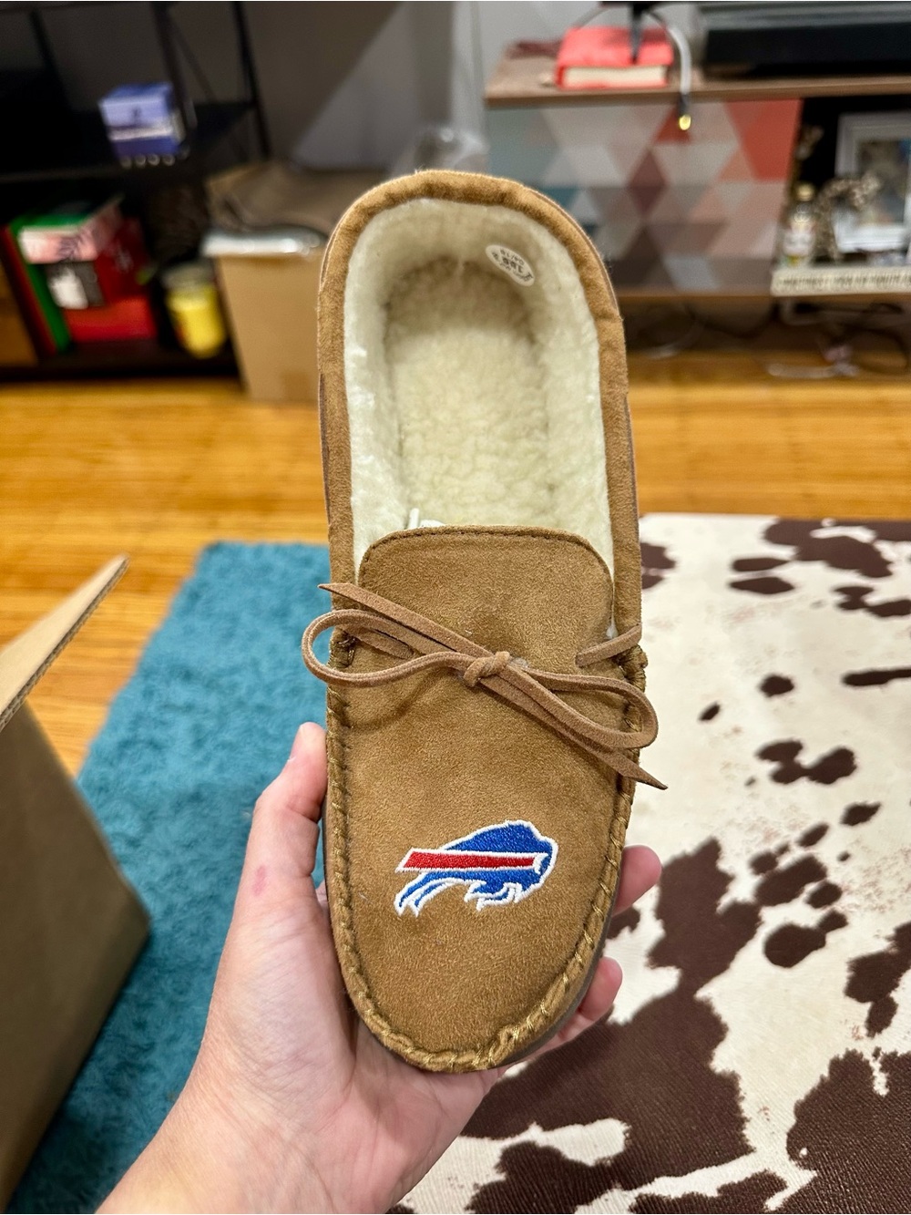 Forever Collectibles Buffalo Bills Suede Moccasin